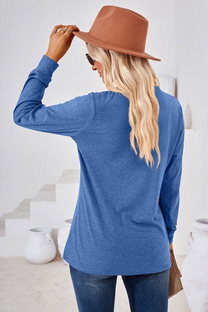 She Wears Glory™ — Called to Grace Buttoned Blouse - She Wears Glory Beverly Hills
