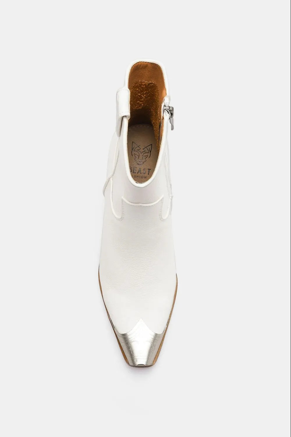 She Wears Glory™ Esther’s Stand Metal Toe Block Heel Boots - She Wears Glory Beverly Hills