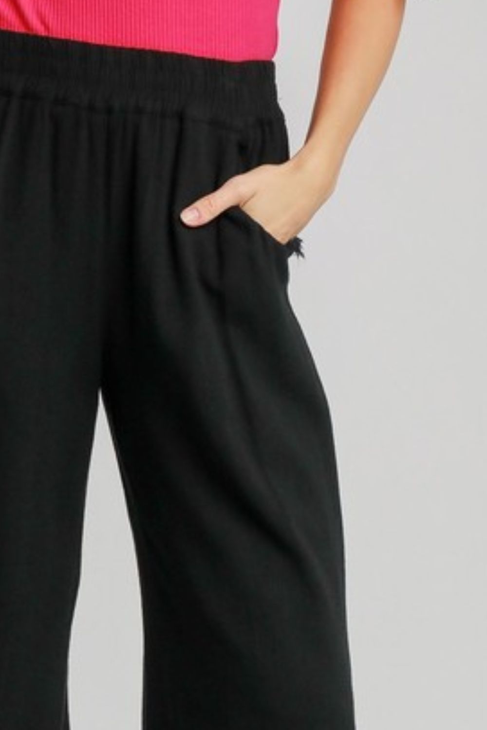She Wears Glory™ “Hannah’s Journey” Linen Blend Wide-Leg Pants - She Wears Glory Beverly Hills