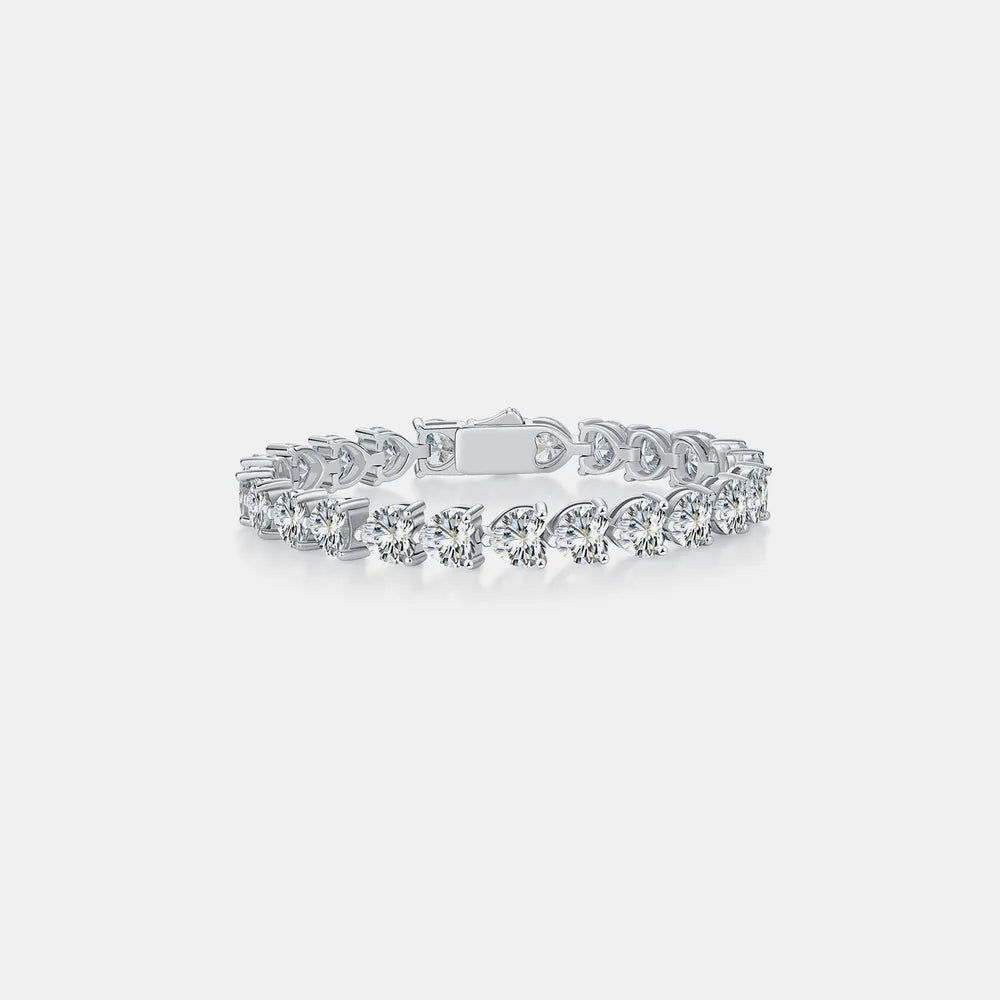 She Wears Glory™ Everlasting Covenant 24 Carat Heart Bracelet - She Wears Glory Beverly Hills