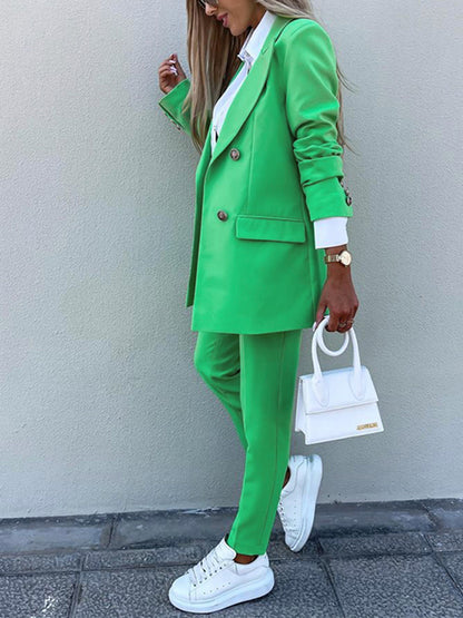 She Wears Glory “Governed by Grace” Two-Piece Blazer & Pants Set - She Wears Glory Beverly Hills