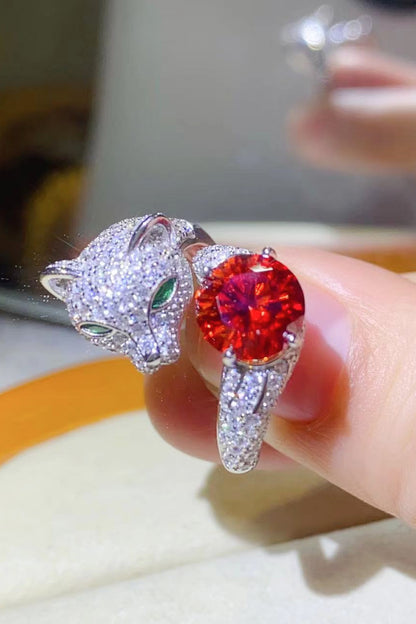 She Wears Glory™ Dominion 2 Carat Moissanite Animal Ring - She Wears Glory Beverly Hills