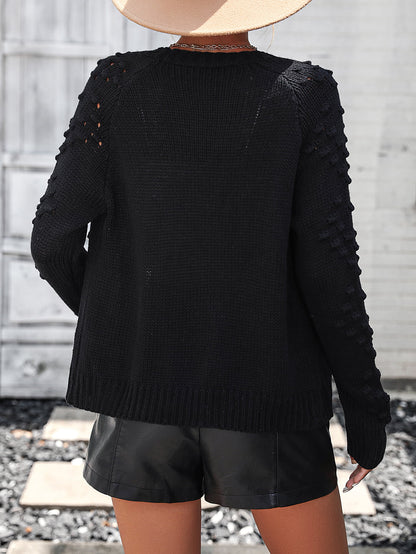 She Wears Glory “Martha” Open Front Ribbed Cardigan - She Wears Glory Beverly Hills