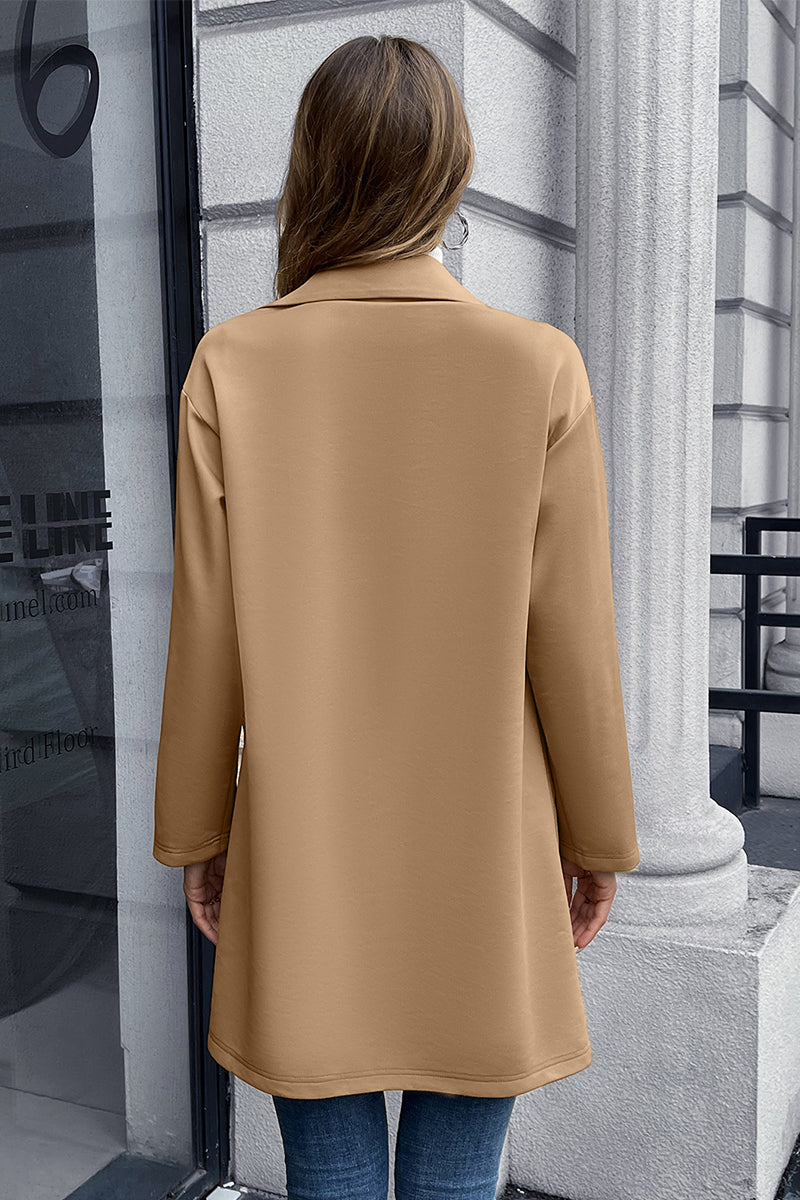 She Wears Glory “Seated in Authority” Double-Breasted Lapel Blazer - She Wears Glory Beverly Hills
