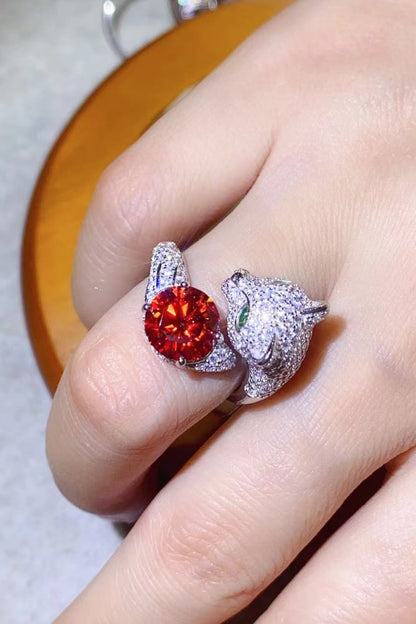 She Wears Glory™ Dominion 2 Carat Moissanite Animal Ring - She Wears Glory Beverly Hills
