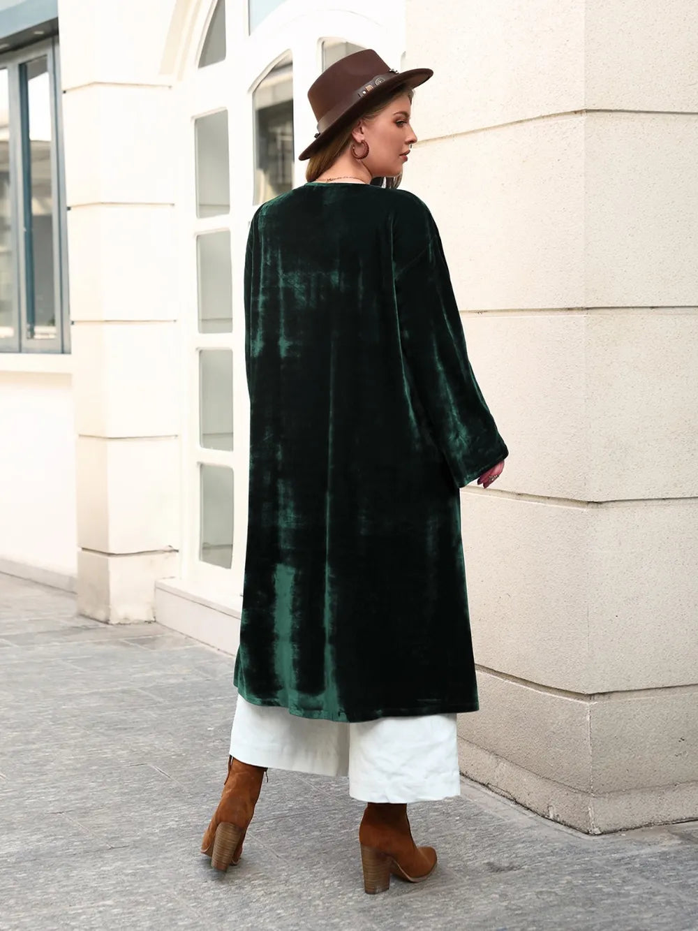 She Wears Glory™ Covered in Grace Plus Size Printed Cardigan - She Wears Glory Beverly Hills