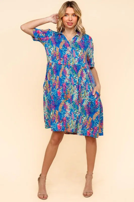 She Wears Glory™ Babydoll Pocket Dress – Soft in Form, Strong in Spirit - She Wears Glory Beverly Hills