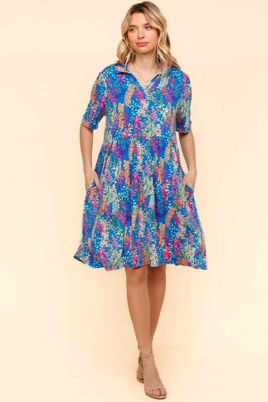 She Wears Glory™ Babydoll Pocket Dress – Soft in Form, Strong in Spirit - She Wears Glory Beverly Hills