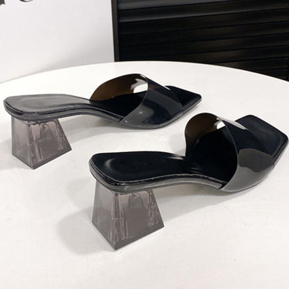 She Wears Glory™ — Virtue Steps Open Toe Block Heel Sandals - She Wears Glory Beverly Hills