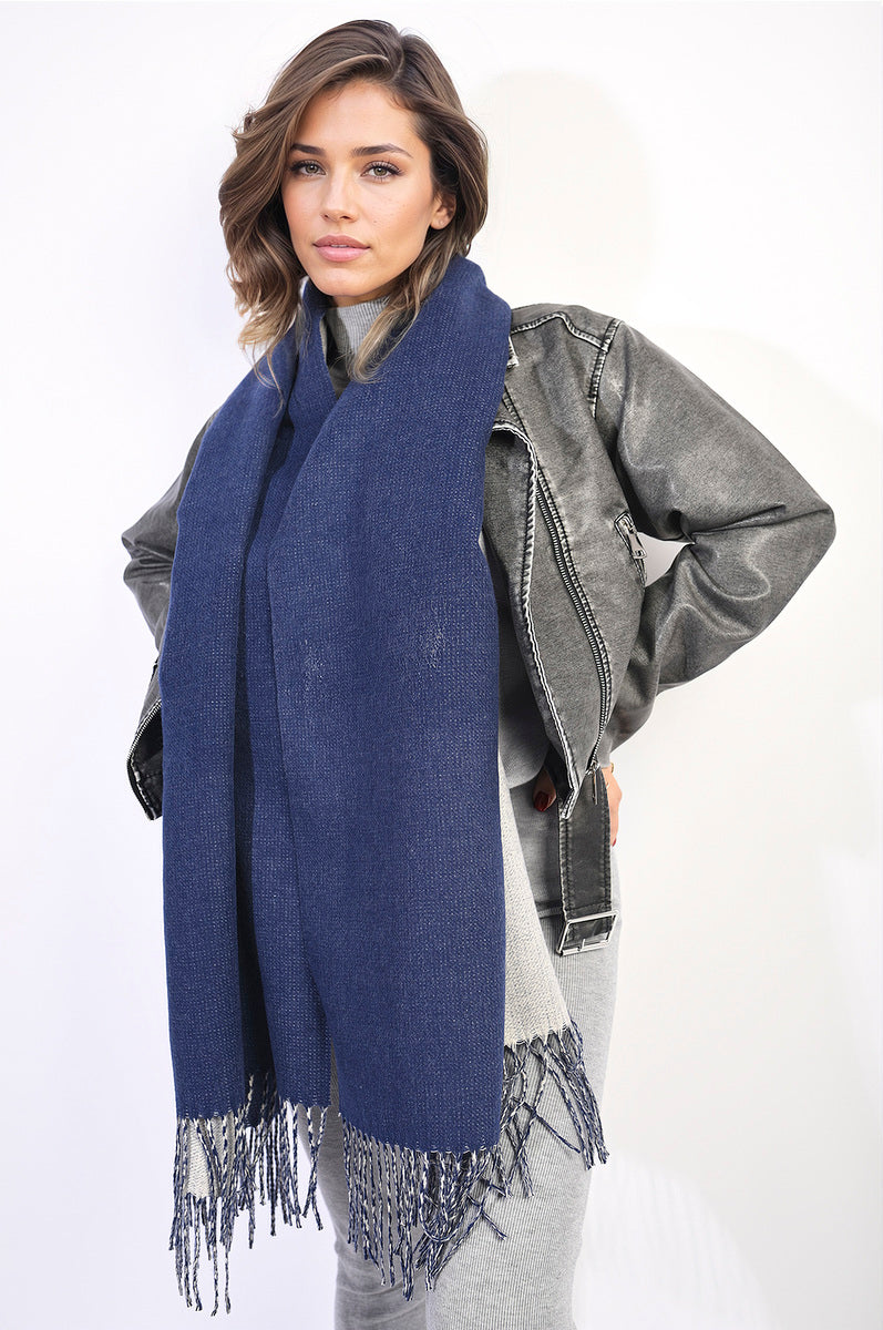 She Wears Glory™ Winter Oversized Scarf with Tassel