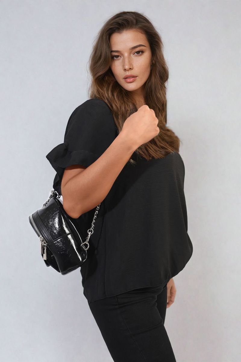 She Wears Glory™ Frill Sleeve Top