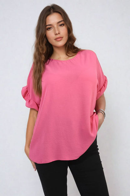 She Wears Glory™ Frill Sleeve Top