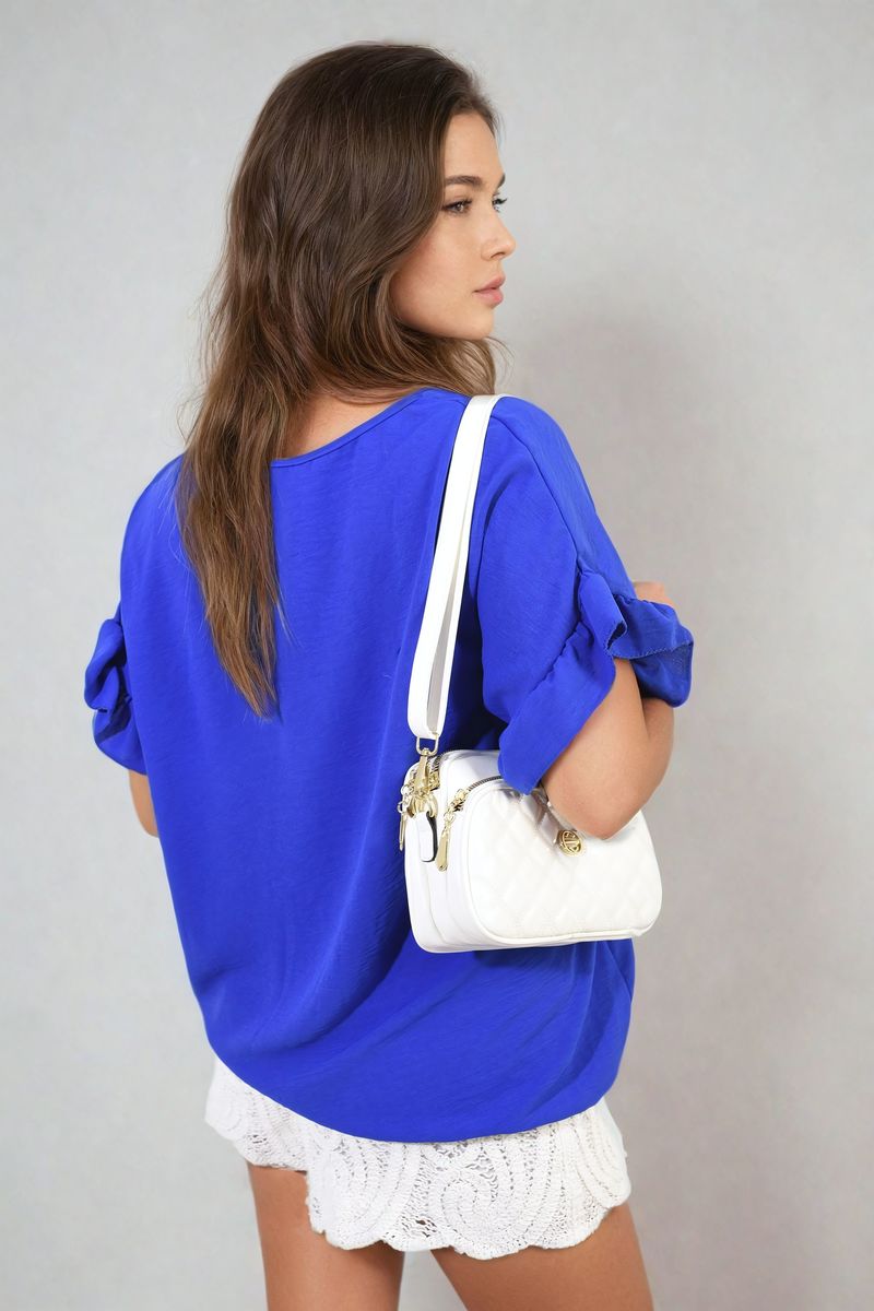 She Wears Glory™ Frill Sleeve Top