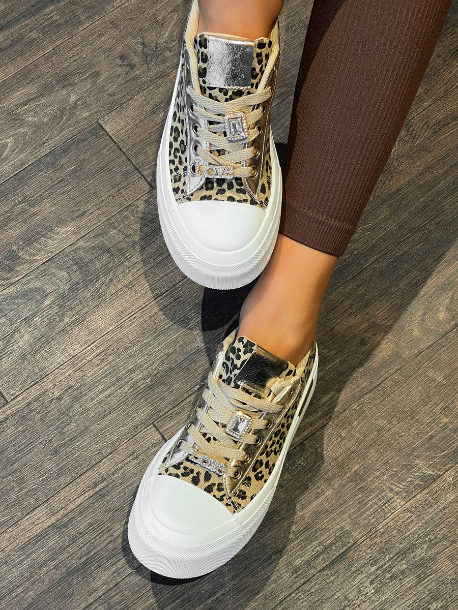 Lace Up Love Platform Trainers - She Wears Glory Beverly Hills