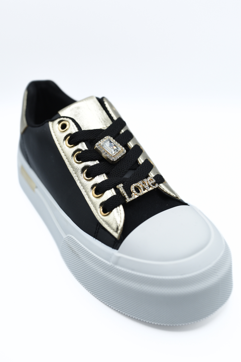 Lace Up Love Platform Trainers - She Wears Glory Beverly Hills