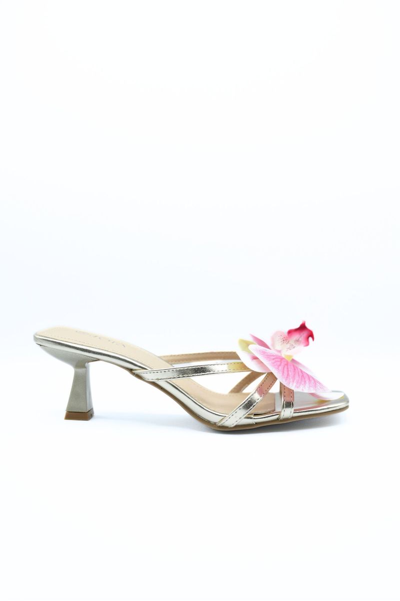 Floral Strap High Heels - She Wears Glory Beverly Hills