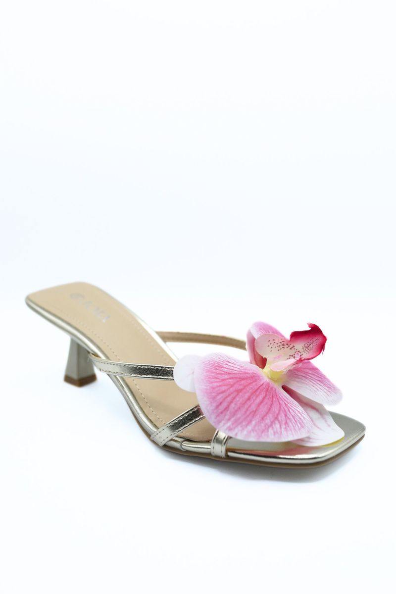 Floral Strap High Heels - She Wears Glory Beverly Hills