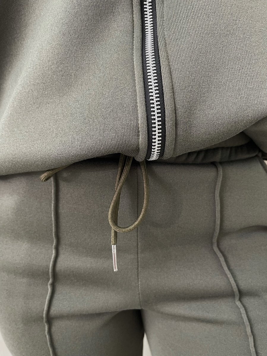 She Wears Glory™ Zip Bomber Jacket and Trouser Co-ord Set - She Wears Glory Beverly Hills
