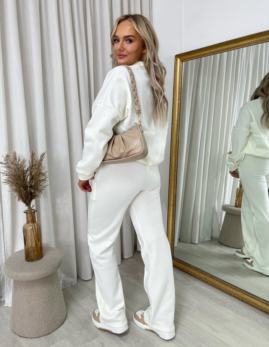 She Wears Glory™ Zip Bomber Jacket and Trouser Co-ord Set - She Wears Glory Beverly Hills