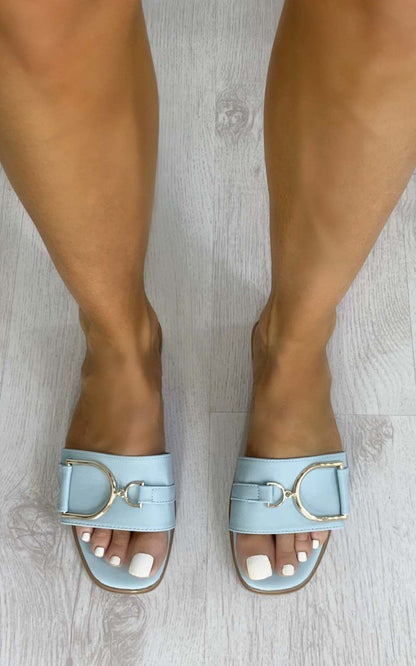 She Wears Glory™ Gold Detail Sliders