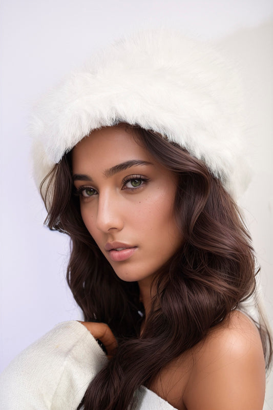 She Wears Glory™ Fluffy Faux Fur Winter Hat