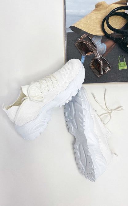 She Wears Glory™ Lace Up Sock Trainer
