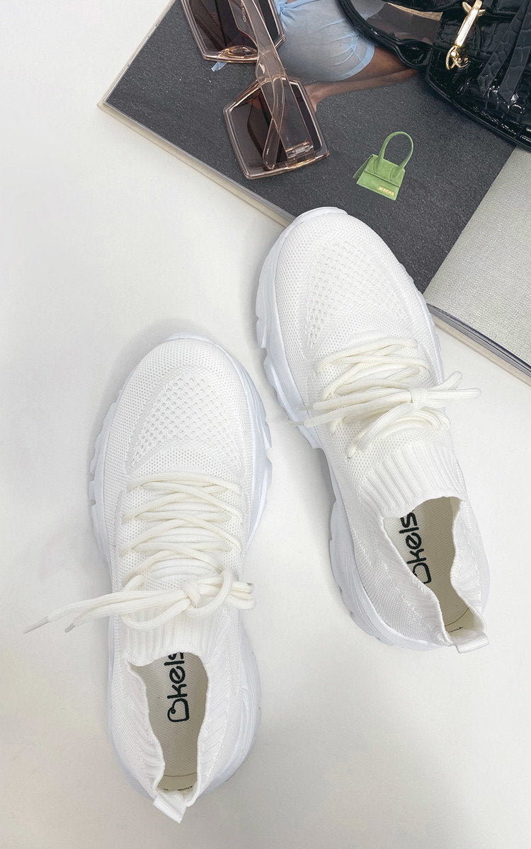 She Wears Glory™ Lace Up Sock Trainer