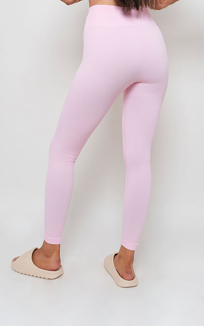 She Wears Glory™ Lightweight High Waisted Rib Curvy Leggings