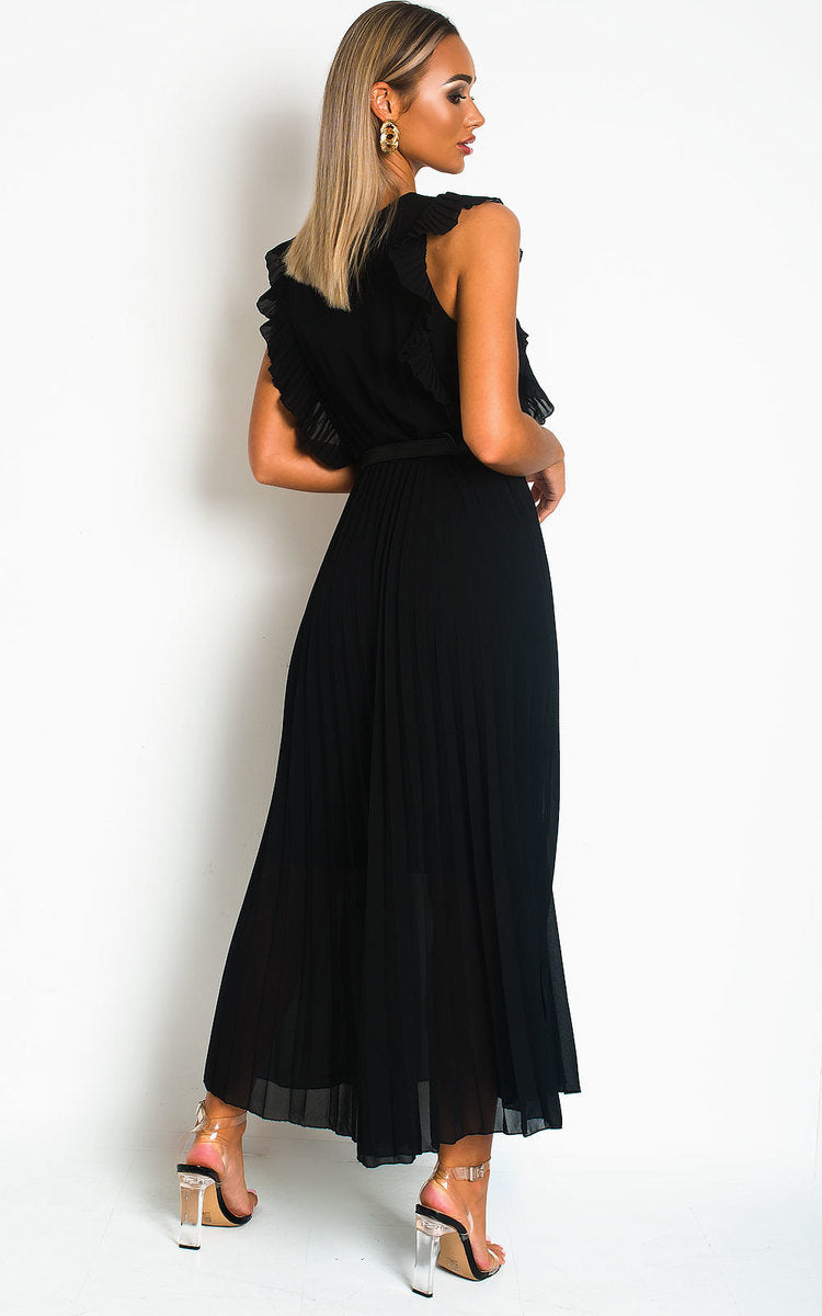 She Wears Glory™ Pleated Maxi Dress