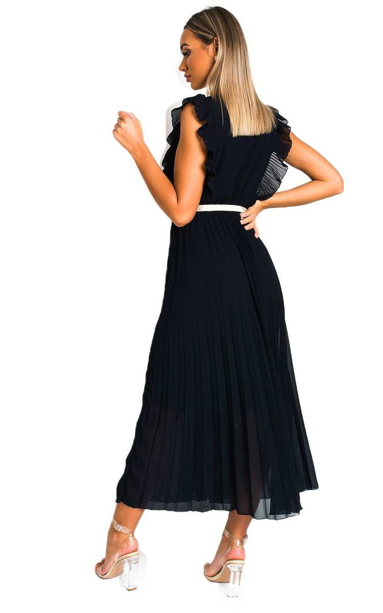 She Wears Glory™ Pleated Maxi Dress