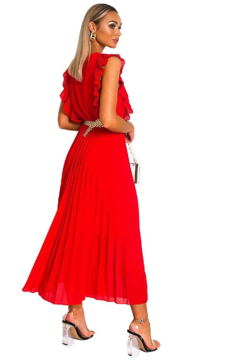 She Wears Glory™ Pleated Maxi Dress
