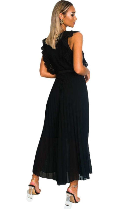 She Wears Glory™ Pleated Maxi Dress