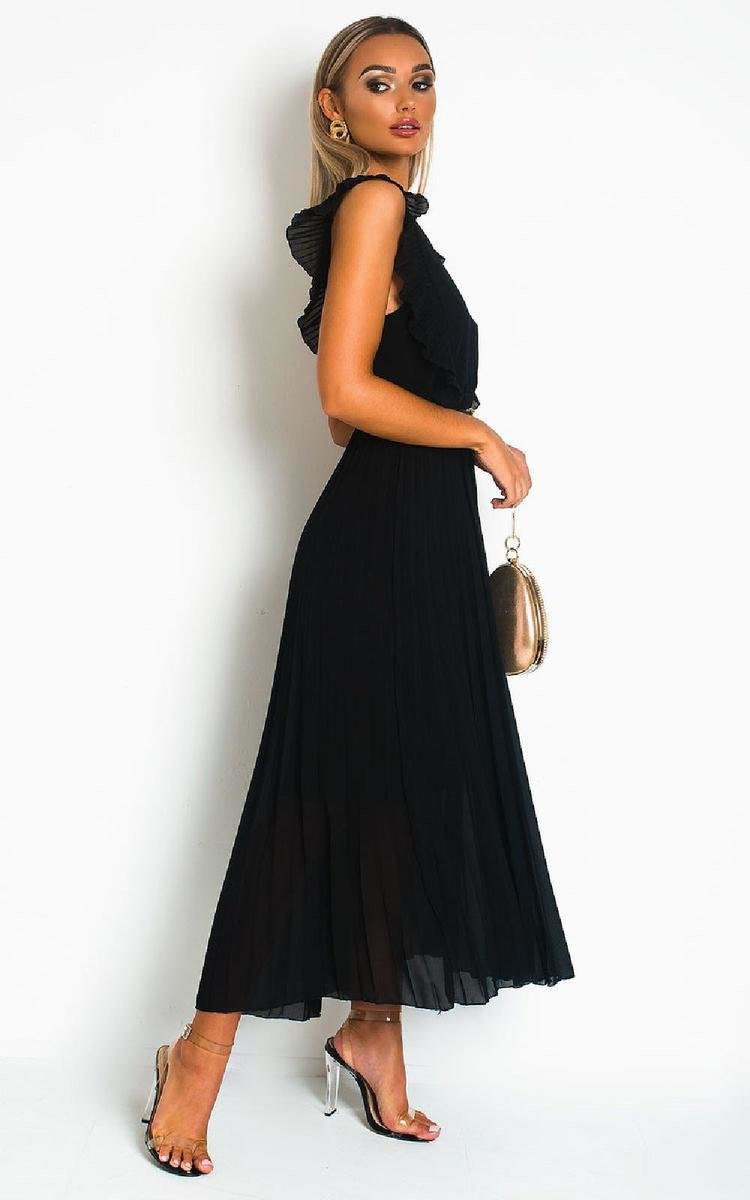 She Wears Glory™ Pleated Maxi Dress