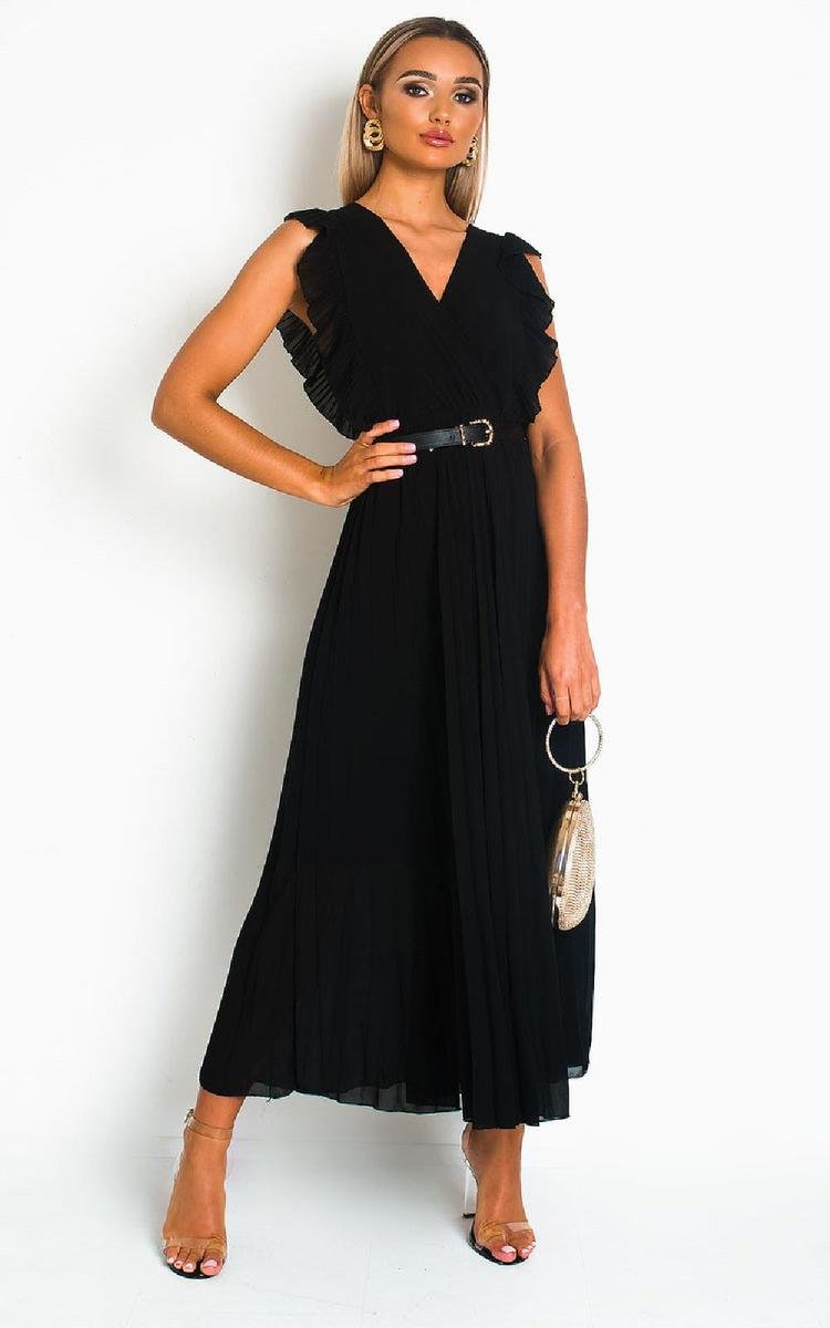 She Wears Glory™ Pleated Maxi Dress