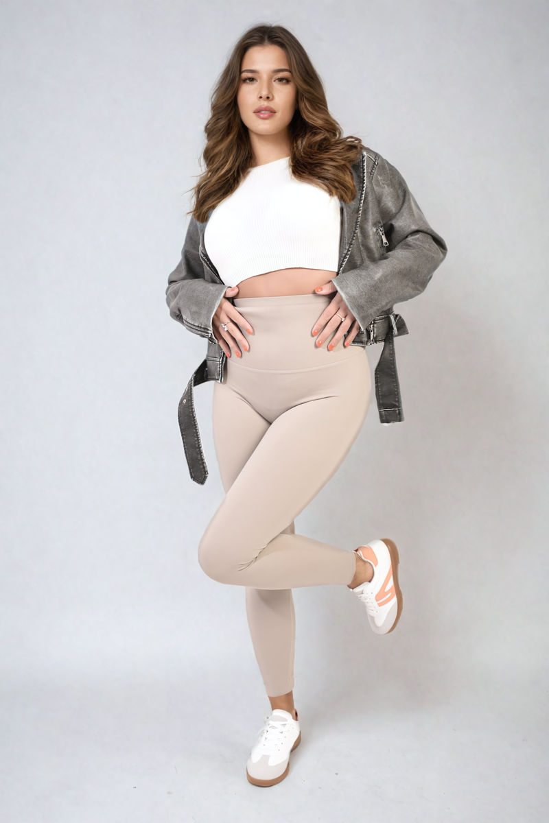 She Wears Glory™ High Waist Wide Waistband Leggings