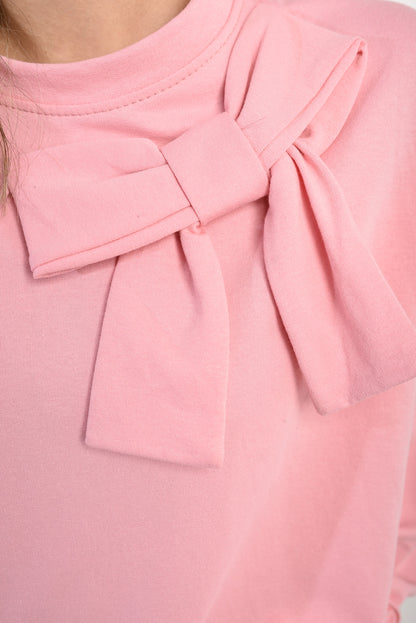 She Wears Glory™ Long Sleeve Bow Detail Jumper