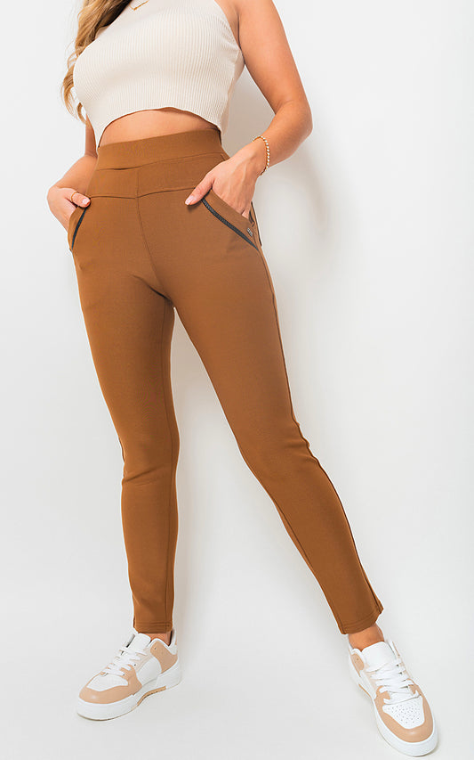 She Wears Glory™ High Waist Double Band Pocket Leggings