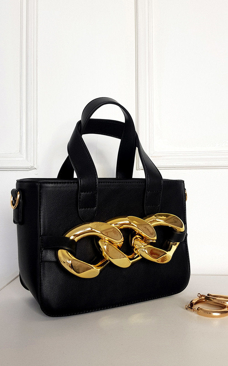 She Wears Glory™ Bag with Extreme Chain Detail