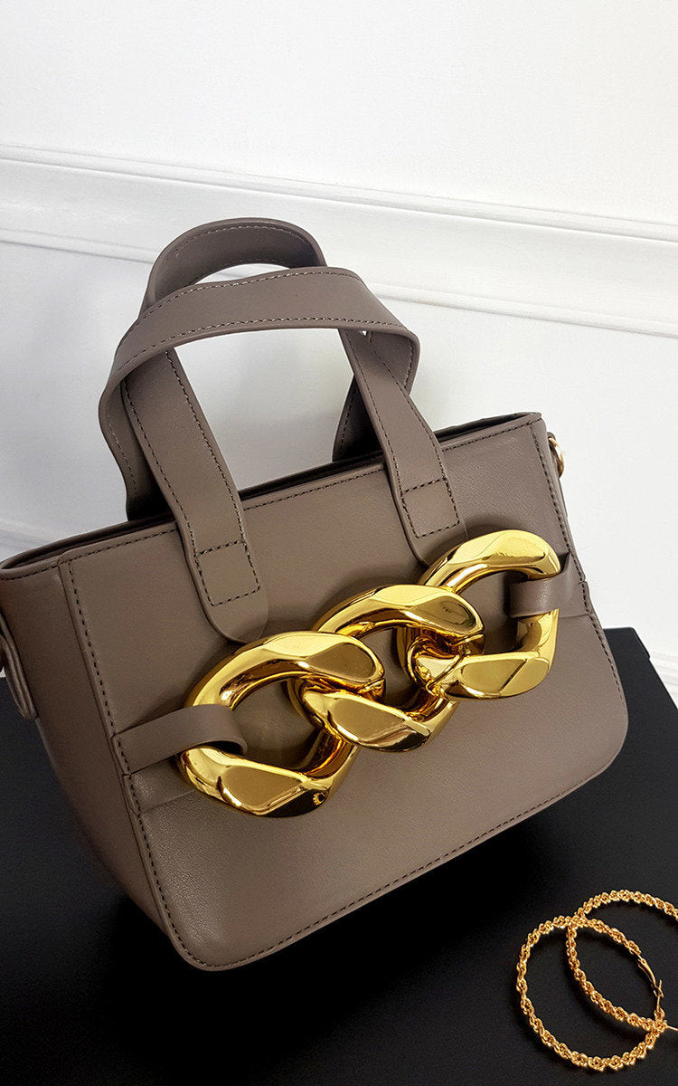 She Wears Glory™ Bag with Extreme Chain Detail