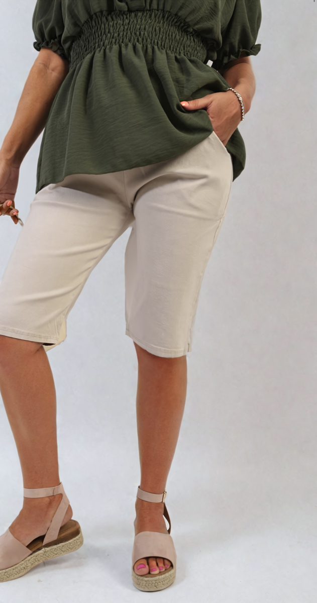 She Wears Glory™ Elasticated Waist Drawstring Shorts