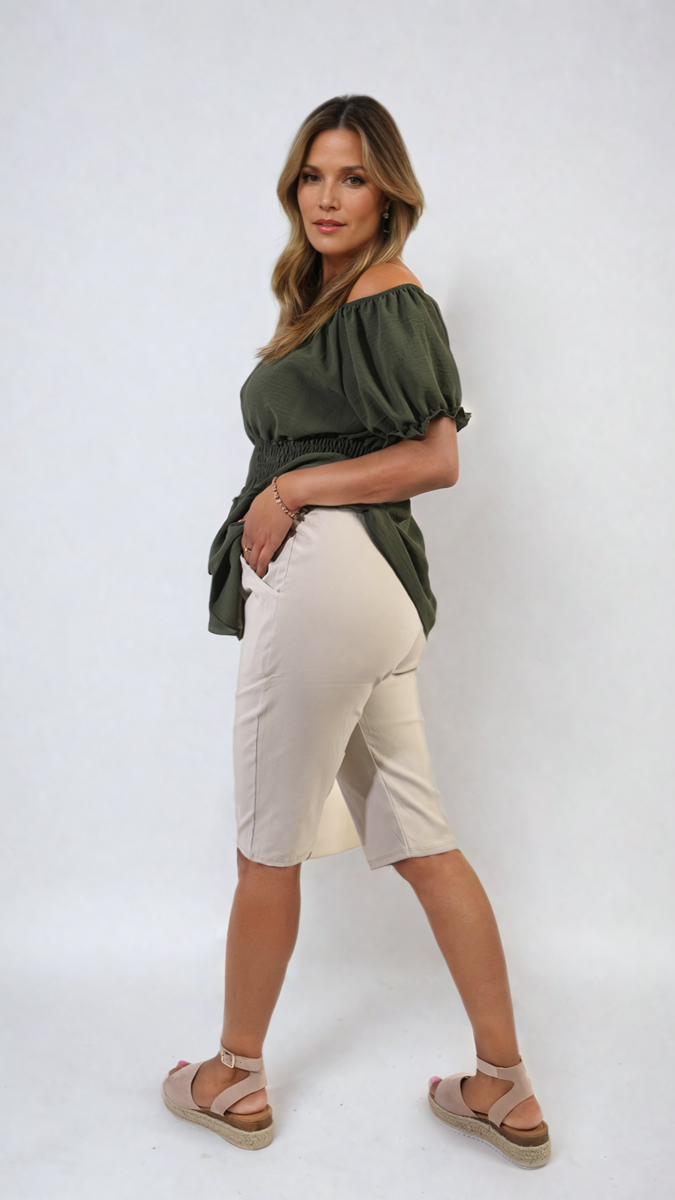 She Wears Glory™ Elasticated Waist Drawstring Shorts