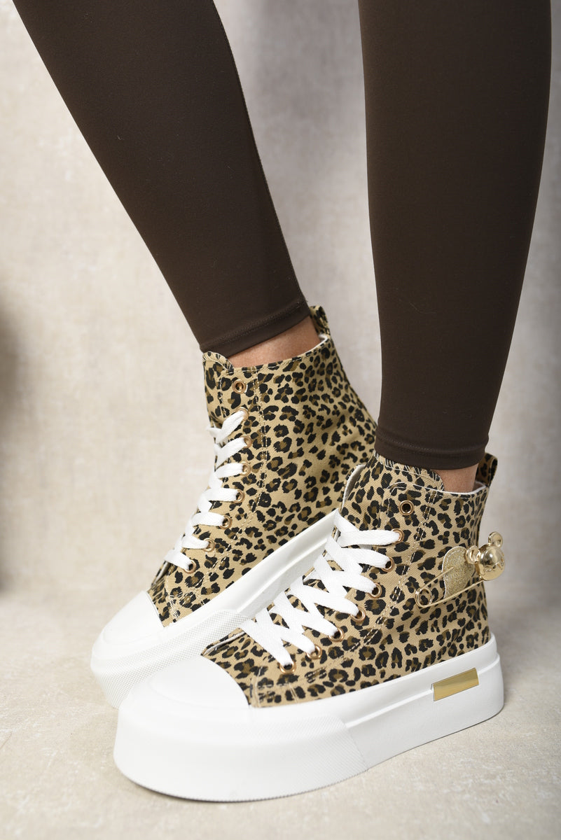 She Wears Glory™ High Lace Up Platform Ankle Trainers Shoes