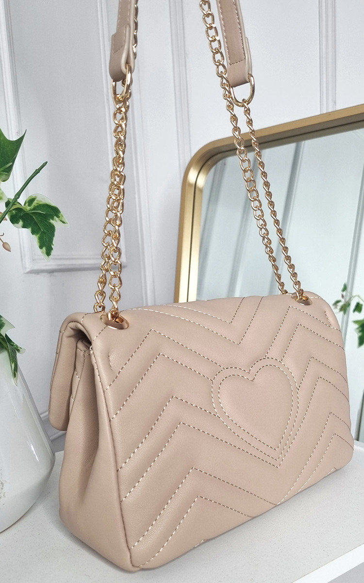She Wears Glory™ Faux Leather Chain Strap Shoulder Bag