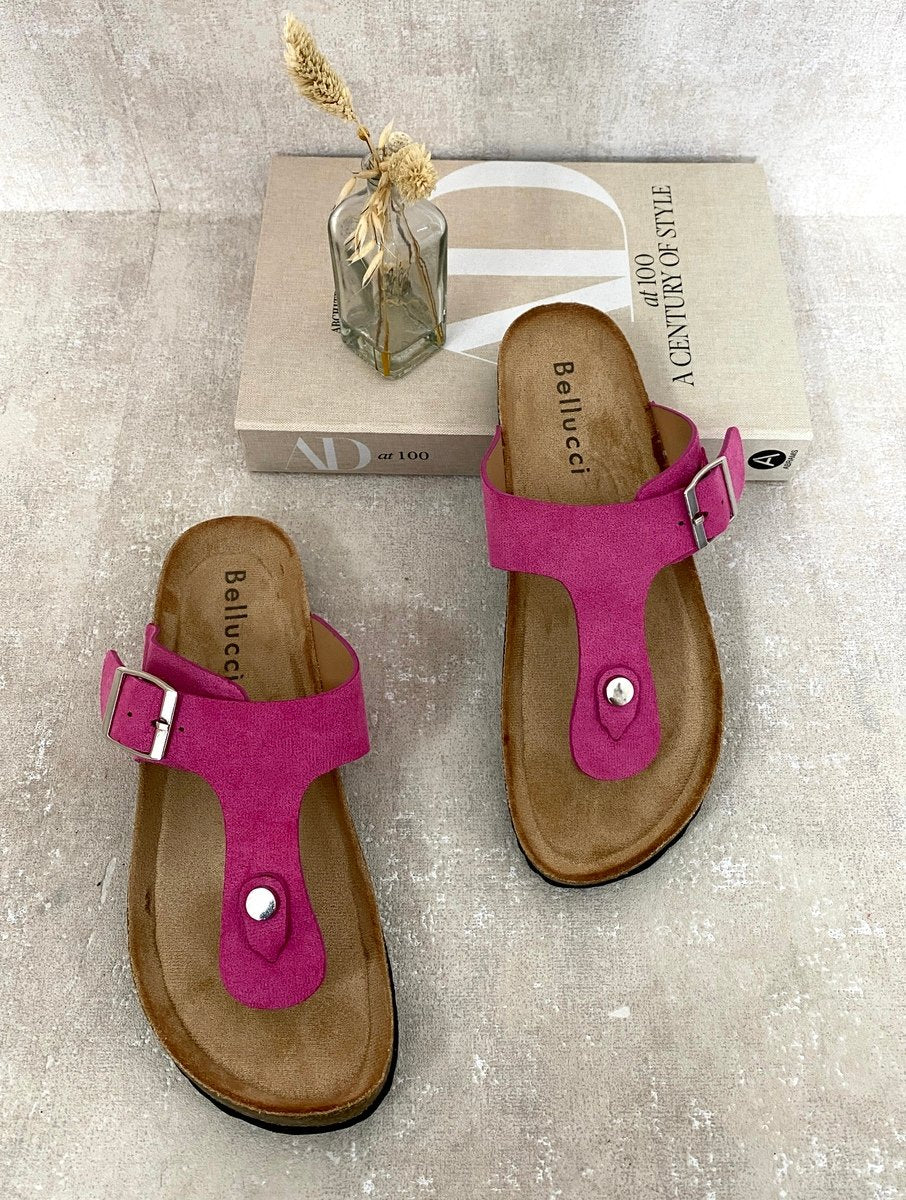 She Wears Glory™ T-strap Slip On Flat Thong Sandals