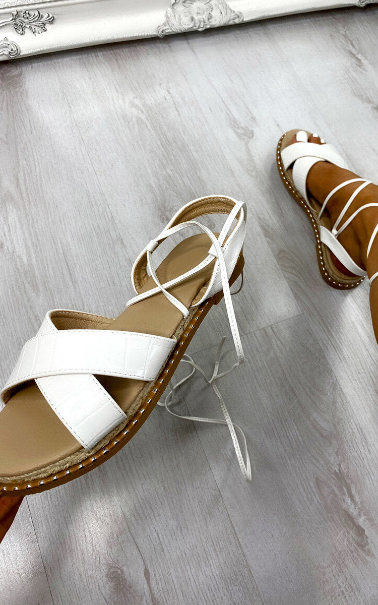 She Wears Glory™ Strappy Sandals