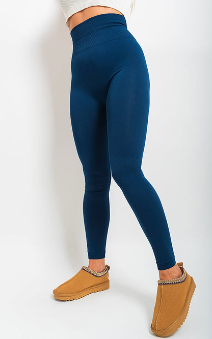 She Wears Glory™ High Waist Tummy Compression Slimming Leggings - Big Size