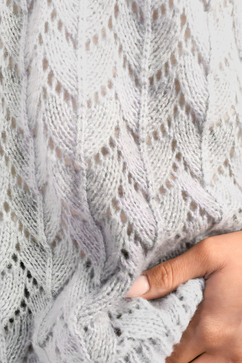 Half Sleeve Chunky Cable Knit Jumper - She Wears Glory Beverly Hills