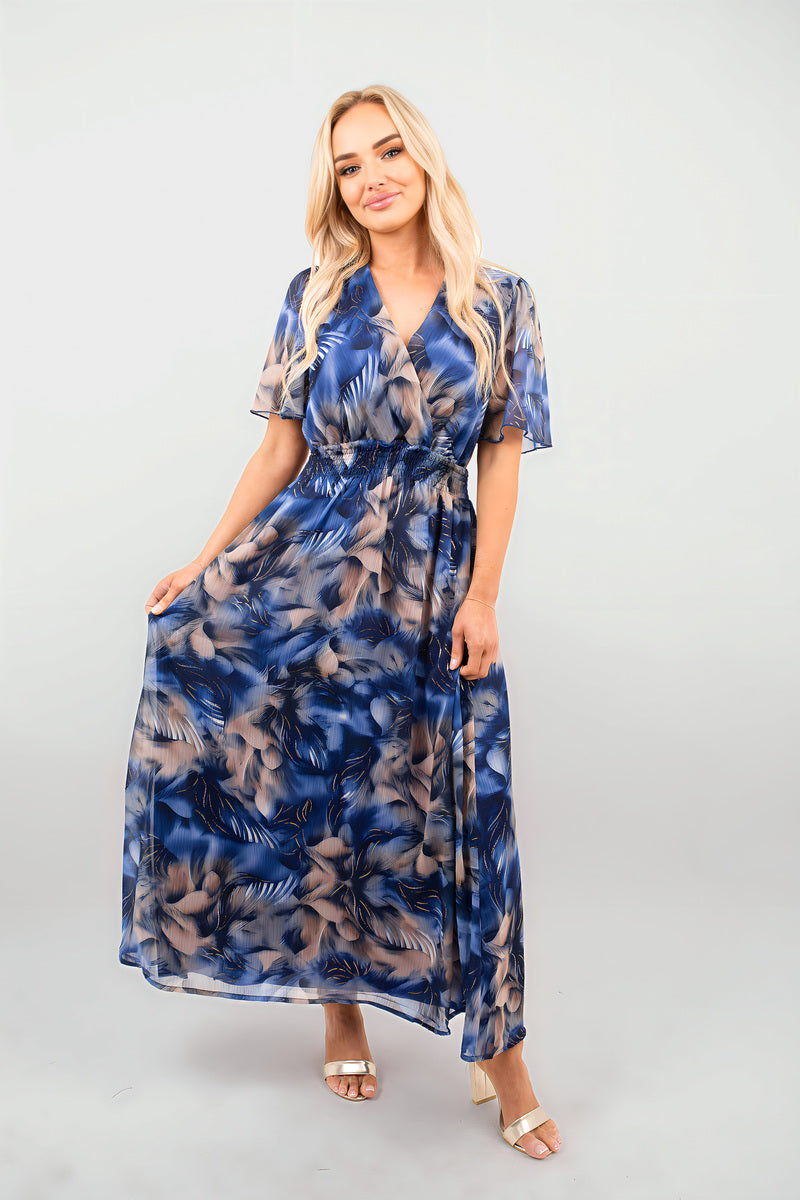 Wrap Floral Print Maxi Dress - She Wears Glory Beverly Hills