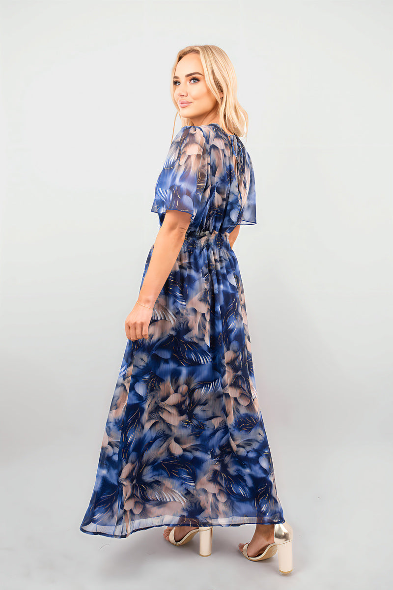 Wrap Floral Print Maxi Dress - She Wears Glory Beverly Hills