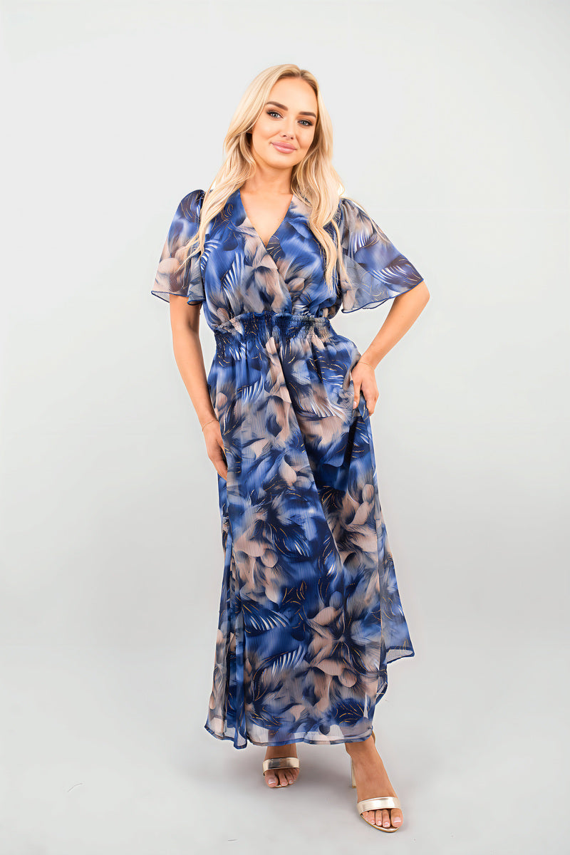 Wrap Floral Print Maxi Dress - She Wears Glory Beverly Hills